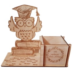 PERSONALIZOWANY POJEMNIK NA PRZYBORY Z GRAWEREM PREZENT DZIEŃ NAUCZYCIELA NA ZAKOŃCZENIE ROKU