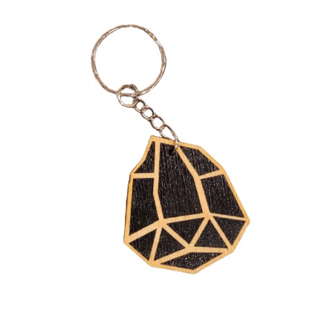 BRELOK WĘGIEL BRELOCZEK DO KLUCZY PREZENT DLA GÓRNIKA CZARNY WĘGIELEK