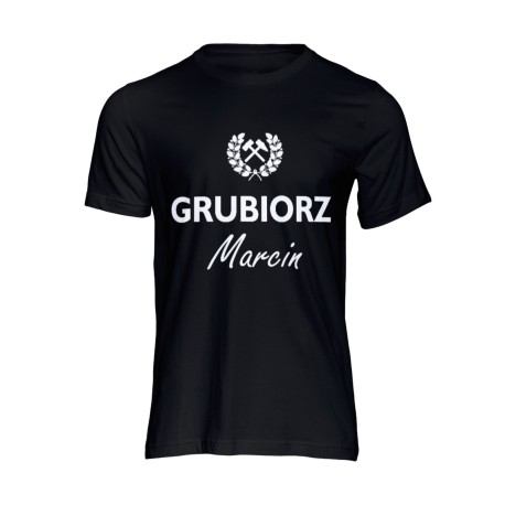 KOSZULKA GRUBIORZ Z IMIENIEM PREZENT DLA GÓRNIKA