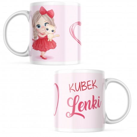 SŁODKI KUBEK DLA DZIEWCZYNKI Z IMIENIEM wzór1