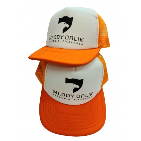 DZIECIĘCA CZAPKA Z DASZKIEM Z SIATKĄ Z HERBEM KLUBU LUB LOGO FIRMY