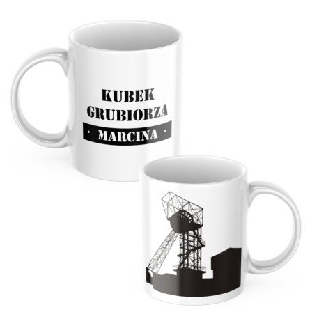 KUBEK GRUBIORZA KOPALNIA SZYB PREZENT DLA GÓRNIKA Z IMIENIEM